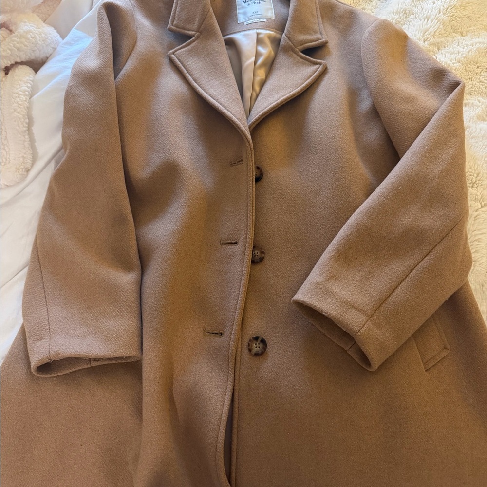 Abercrombie & Fitch Dad Wool Coat XL